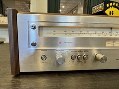 Vintage Technics By Panasonic ST-7600 FM/AM Stereo Tuner Wood Cabinet