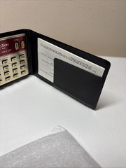 Vintage TECXON LC-93C Pocket Calculator Money Exchanger Red Taiwan Needs Batter