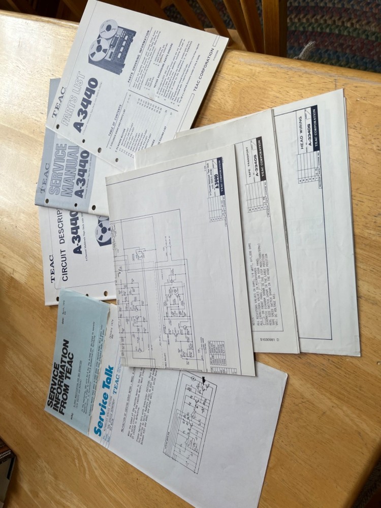 TEAC A-3440 Service Manual