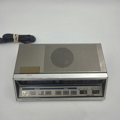 VTG GE General Electric 7-4663A ELECTRONIC TOUCH Alarm Clock Radio -WORKS!