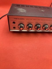 Vintage Realistic MPA-20 120V/12V Solid State P.A. Amplifier / Free Shipping