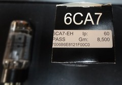 6CA7EH ELECTRO-HARMONIX AMP TUBE. NOS. TESTED.