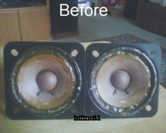 We Will Refoam YOUR Pioneer CS-66G, CS-77A, CS-88A, CS-99, CS-99AA, ++ Tweeters