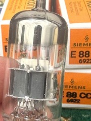 matched pair NOS/NIB Siemens E88CC/6922 Gold Pin Made in Germany