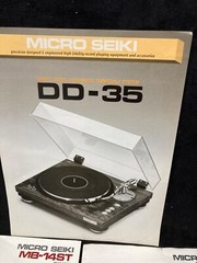 MICRO SEIKI MB-14ST, MB-18, DD-35 TURNTABLE SINGLE PAGE SELL SHEET & SPECS