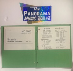 Vintage McIntosh MC 2500 Power Amplifier Schematic Information Folder