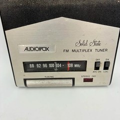 Audiovox FM-8A FM Radio Multiplex Tuner Adapter For 8 Track Player DESCRIPTION