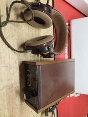 Infinity Electrostatic Headphones 1077 & Power Supply ME-10D UNTESTED ES-1