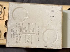 Original antique audiophile 3 piece transformer made in USA #0200