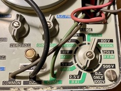 Antique audiophlie military vacuum tube multimeter made in usa #0033