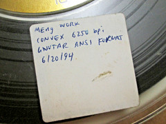 vintage basf gold quatimetric 9 track reel to reel 800-6250 bpi