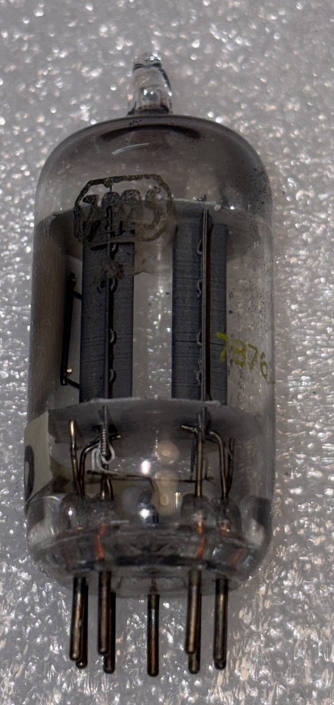 Sonotone Clear Top 12AX7/ECC83 Side Getter Tube TV7 Tested Strong