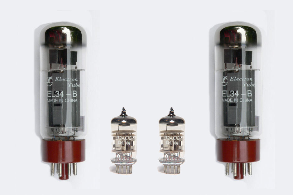 EL34 & 12AX7/ECC83 Valve kit for Rivera Pubster 45 guitar amplifier