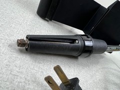 BECKMAN Tube Topper Metal Black Stand and 120AC/DC Soldering Iron USA P/N 348140