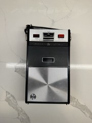 GE Vintage Cassette Tape Recorder Solid State M8400 Black And Silver – READ DESC