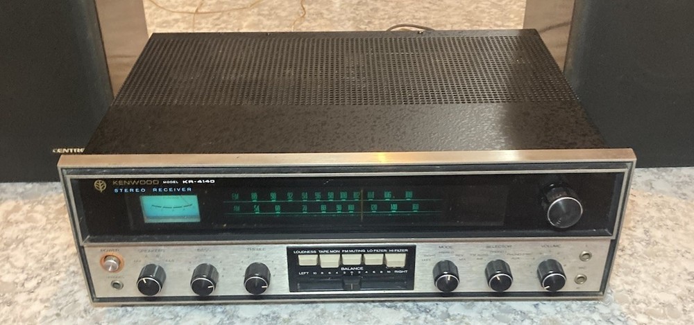 Vintage Kenwood KR-4140 Solid State Stereo AM/FM Receiver Tested Working 1970’s