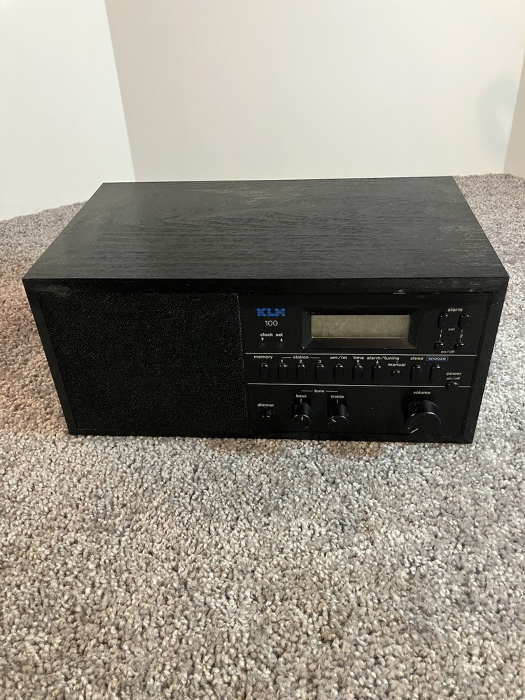 KLH Model: 100 AM/FM Table Radio Tested, Works