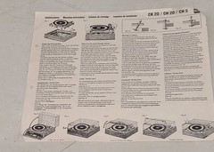 Dual 1220/ 1229Q/701 Turntable Mounting & Assembly Instructions