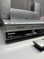 PANASONIC SA-HT830V 4 Head Hi-Fi 5 DVD VHS Combo VCR Works With Remote & Speaker