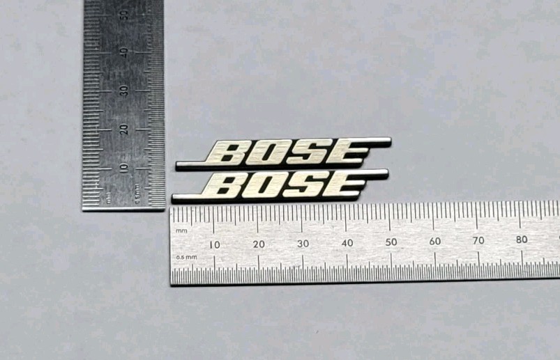 Bose Speaker Badge Logo Emblem Brushed Gold