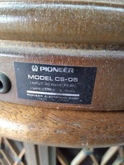 VTG PIONEER CS-05 Speaker’s OMNIDIRECTIONAL TABLE SPEAKERS GREAT Cond.