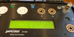 1959 ??? Amperex 12AX7 Quad “The Fisher” Tubes – Amplitrex Tested – I61