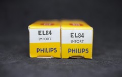 Mullard / Philips EL84 / 6BQ5 – matched pair NOS