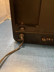 Vintage RCA 9″ Portable TV Black & White Analog 1980’s Retro