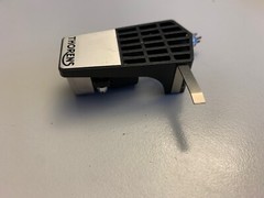 RARE THORENS TP 60 HEADSHELL WITH GENERAL ELECTRIC VR II CARTRIDGE USED