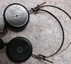 Vintage Brandes Admiral Matched Tone headphones, USA made, ’40’s/’50’s
