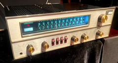 The Fisher 220-T AM/FM Solid State Stereo Receiver -relamped with LEDs-CLEAN!