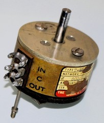 Daven T-255-G 600/600 ohm attenuator 20 steps 2db