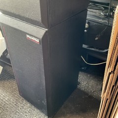 Vintage Cerwin Vega 200 SE Series Cabinet Speakers Made In USA 22” X 10.5” Works
