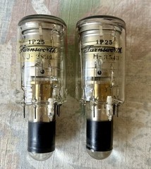 Farnsworth 1P25 Infrared Image Converter Tubes – Nice Military Rare Pair!