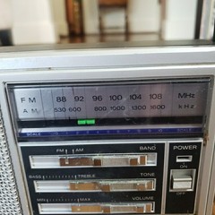 Panasonic Radio RF-559 AC Battery FM/AM 2 Band Receiver 70s 80s WORKS