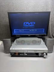 PANASONIC SA-HT830V 4 Head Hi-Fi 5 DVD VHS Combo VCR Works With Remote & Speaker