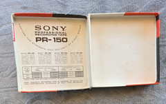 Vintage Sony PR-150 Reel to Reel Tape 900 Ft 1/4″ Recording Tape w/ Box NEW OPEN
