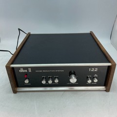 DBX Model 122 Stereo Noise Reduction System w/OG Manual+Box TESTED FOR PARTS