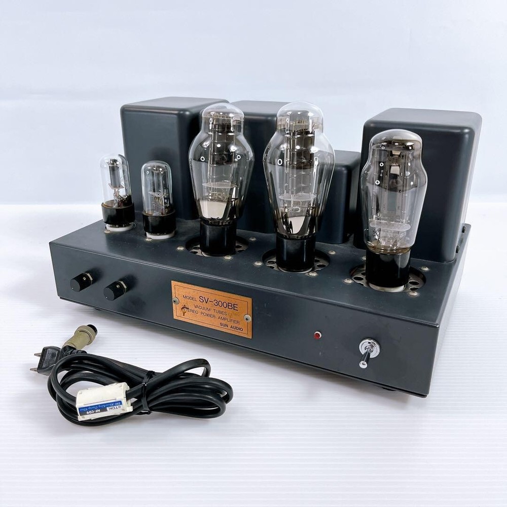 SUN Audio SV-300BE Tube Stereo Power Amplifier Vacuum Working Confirmed