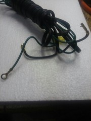 BIC 940 TURNTABLE – POWER CORD -with ground wire complete ORIGINAL –
