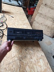 Fisher Double Cassette Deck CR-W-9015 Tested Both Decks Play