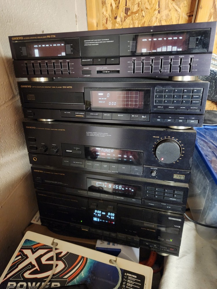Onkyo A-M70 2-Channel Stereo Receiver AM/FM Radio Tuner w/ Remote, Black