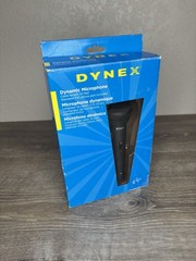 Vintage DYNEX Dynamic Microphone 10 foot cord detachable Mic Phone Jack Included