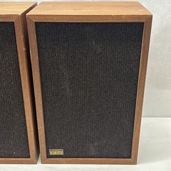 Realistic MC-1000 Stereo Wood Cabinet Speakers Vintage Pair (2) Working Japan