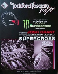Rockford Fosgate 24/7 Josh Grant Supercross, Monster Energy Dealers Tri-folder