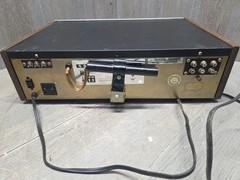 Vintage 1976 Pioneer H-R9000 8-Track Receiver Teal Glow / Wood – Tested Working