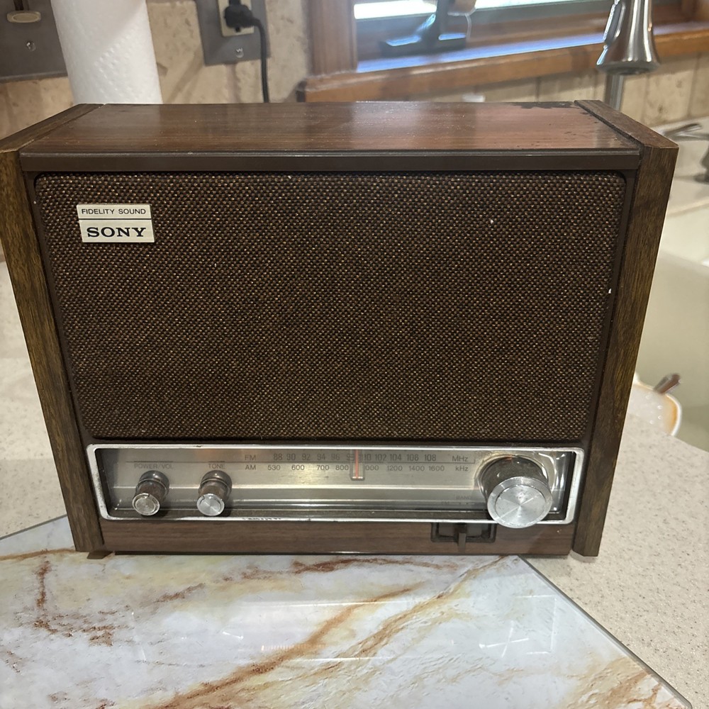 Vintage SONY ICF-9640W AM/FM Radio Tested Working Beautiful Condition