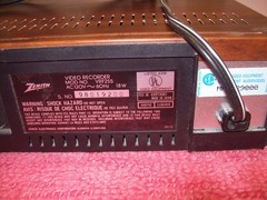 Vintage Zenith VRF255 4-Head VHS HQ VCR With On-Screen Programming, Tested,Works