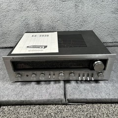 Vintage Kenwood KR-6030 AM/FM Stereo Receiver Silver Front 1970s TESTED & WORKS
