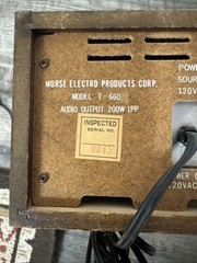 Morse Electro Products Corp. T-600